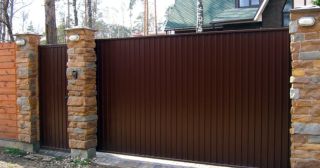 Купить откатные ворота консольные Арсеньев, цена от 2845 руб.
