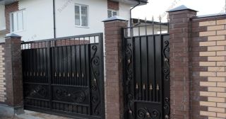 Купить распашные ворота кованные Арсеньев, цена от 4900 руб.